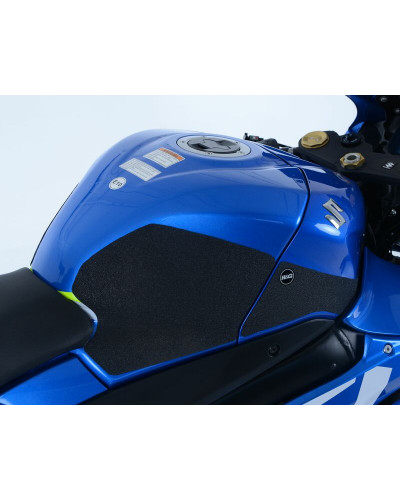 Stickers Réservoir Moto RG RACING Kit grip de réservoir R&G RACING 4 pièces noir Suzuki GSXR1000R