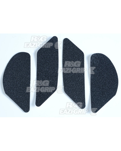 Stickers Réservoir Moto RG RACING Kit grip de réservoir R&G RACING 6 pièces noir Triumph Daytona 675