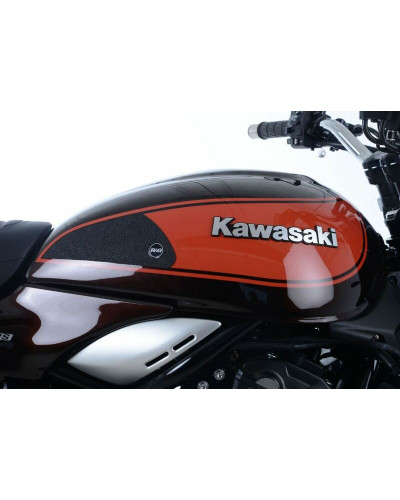 Stickers Réservoir Moto RG RACING Kit grip de réservoir R&G RACING noir 2 pièces Kawasaki Z900RS