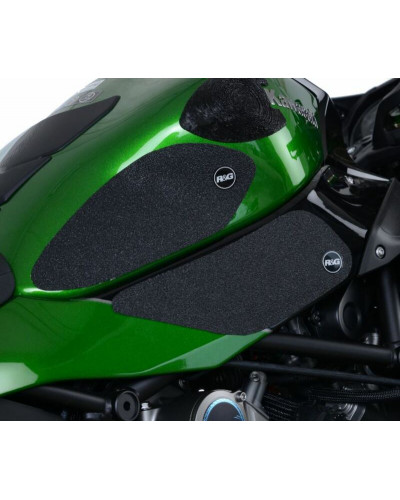 Stickers Réservoir Moto RG RACING Kit grip de réservoir R&G RACING translucide (4 pièces) Kawasaki H2 SX