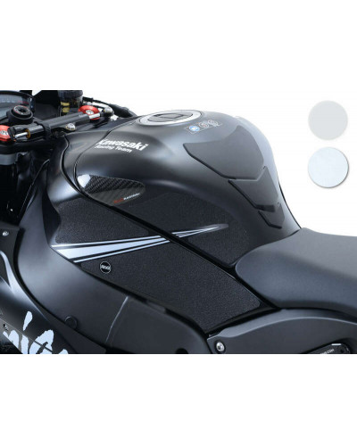 Stickers Réservoir Moto RG RACING Kit grip de réservoir R&G RACING translucide (6 pièces) Kawasaki ZX10R