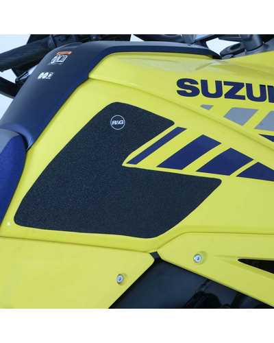 Stickers Réservoir Moto R&G RACING Kit grips de réservoir R&G RACING - noir Suzuki V-Strom 1050/XT