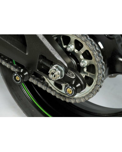 Pions Bras Oscillant Moto RG RACING Pions de bras oscillant R&G RACING avec platine noir Kawasaki SX10R