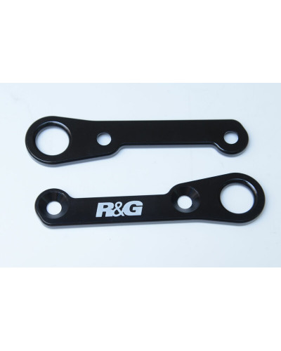 Sangle Moto R&G RACING Platines pour sangles R&G RACING noir Honda CBR500R