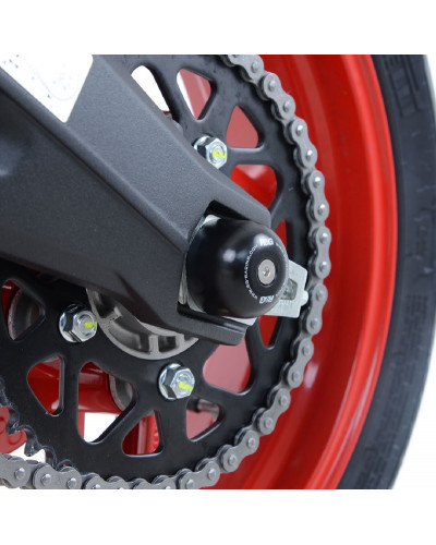 Tampon Protection Moto RG RACING Protection de bras oscillant noir Ducati SCRAMBLER