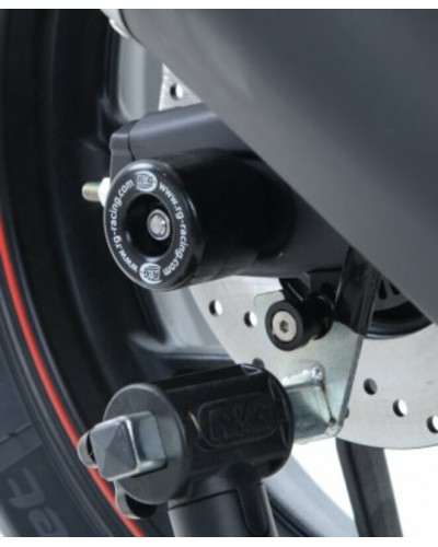 Tampon Protection Moto RG RACING Protection de bras oscillant noir Yamaha YZF-R3