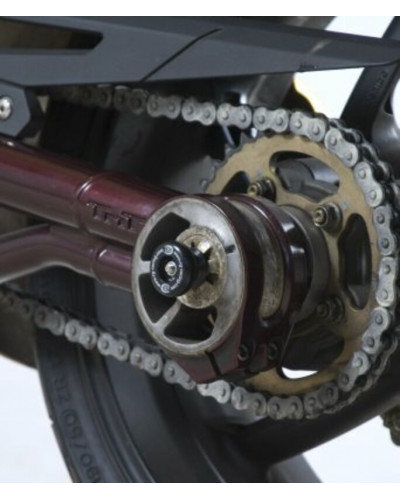 Tampon Protection Moto RG RACING Protection de bras oscillant R&G RACING noir Benelli TNT 1130 Cafe Racer