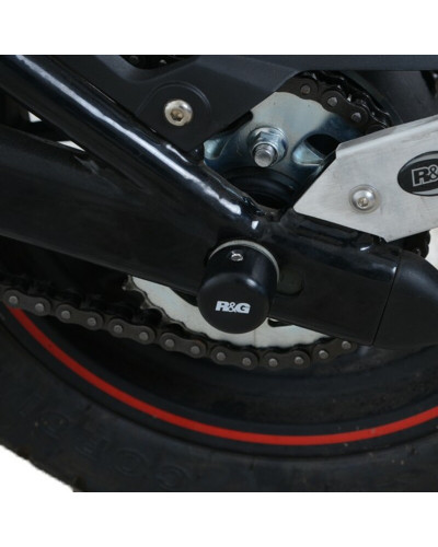 Tampon Protection Moto RG RACING Protection de bras oscillant R&G RACING noir Benelli TNT 125