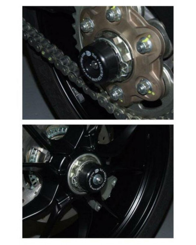 Tampon Protection Moto RG RACING Protection de bras oscillant R&G RACING noir Ducati Multistrada 1200/S