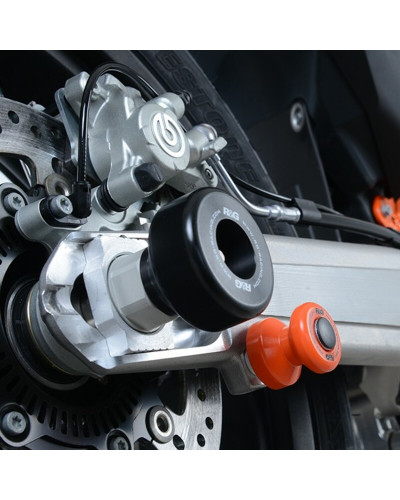 Tampon Protection Moto RG RACING Protection de bras oscillant R&G RACING noir KTM 690 SMC-R
