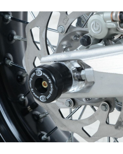 Tampon Protection Moto RG RACING Protection de bras oscillant R&G RACING noir Moto Morini/Husqvarna