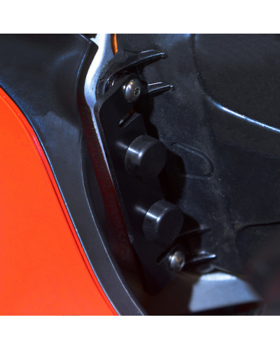 Tampon Protection Moto RG RACING Protection de butée de direction R&G RACING noir Ducati Panigale V4