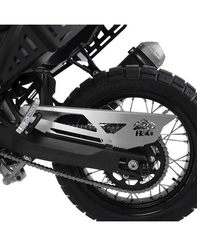 Protection Carter Moto R&G RACING Protection de chaîne R&G RACING argent Yamaha Tenere 700