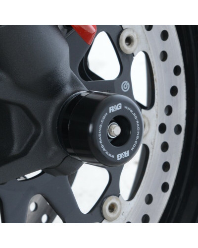Tampon Protection Moto R&G RACING Protection de fouche R&G RACING noir Ducati Hypermotard 950