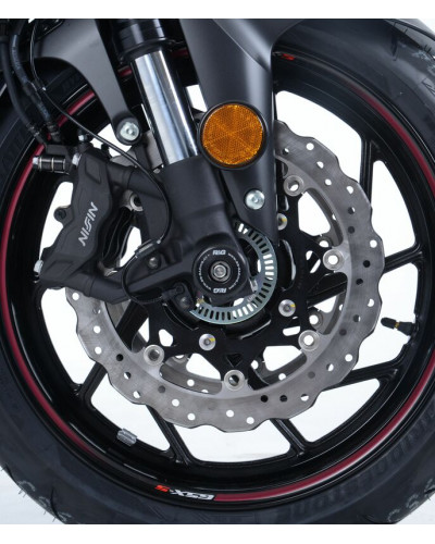 Tampon Protection Moto RG RACING Protection de fouche R&G RACING noir Suzuki GSX-S750