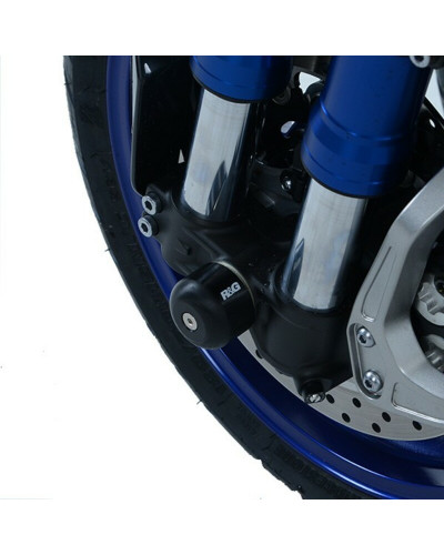 Tampon Protection Moto RG RACING Protection de fouche R&G RACING noir Yamaha Niken