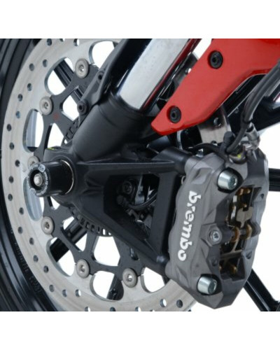 Tampon Protection Moto RG RACING Protection de fourche noire R&G RACING Ducati SCRAMBLER