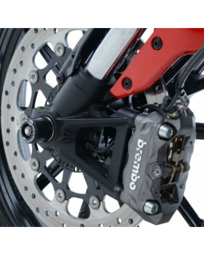 Tampon Protection Moto RG RACING Protection de fourche noire R&G RACING Ducati SCRAMBLER