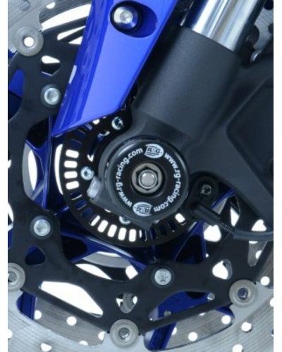 Tampon Protection Moto RG RACING Protection de fourche noire R&G RACING Yamaha YZF-R1