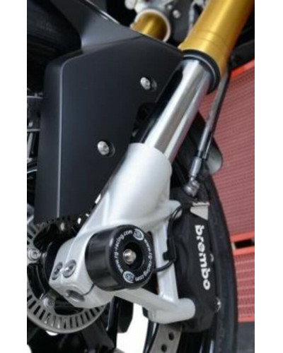 Tampon Protection Moto RG RACING Protection de fourche R&G RACING noir BMW S1000XR
