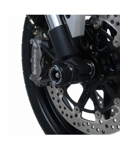 Tampon Protection Moto RG RACING Protection de fourche R&G RACING noir Ducati Scrambler 1100