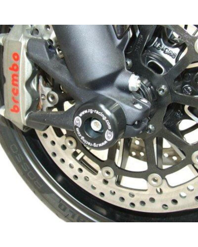 Tampon Protection Moto RG RACING Protection de fourche R&G RACING noir Ducati