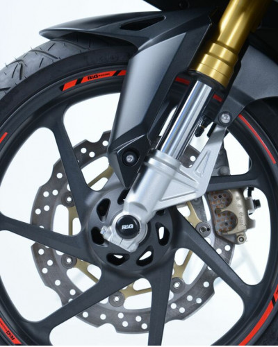 Tampon Protection Moto RG RACING Protection de fourche R&G RACING noir Honda CBR250RR