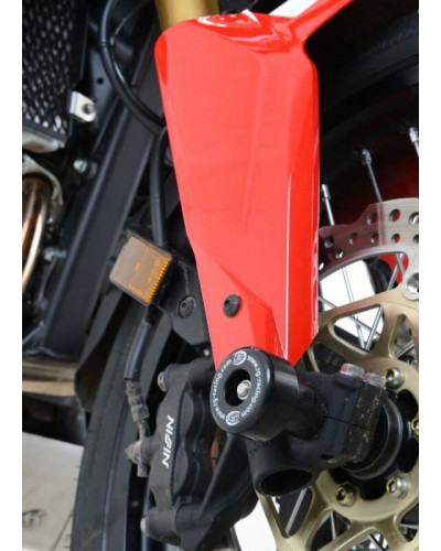 Tampon Protection Moto RG RACING Protection de fourche R&G RACING noir Honda CRF1000L Africa Twin