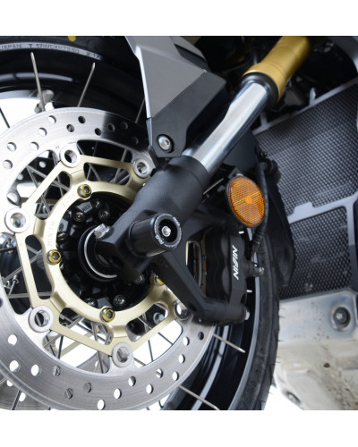 Tampon Protection Moto RG RACING Protection de fourche R&G RACING noir Honda X-ADV