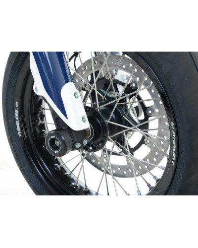 Tampon Protection Moto RG RACING Protection de fourche R&G RACING noir Husqvarna 701 Supermoto