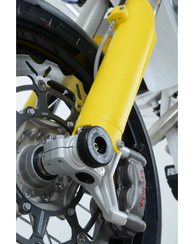 Tampon Protection Moto R&G RACING Protection de fourche R&G RACING noir Husqvarna FS450