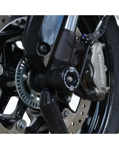 Tampon Protection Moto RG RACING Protection de fourche R&G RACING noir Indian FTR1200/1200S
