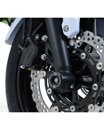 Tampon Protection Moto RG RACING Protection de fourche R&G RACING noir Kawasaki Z650