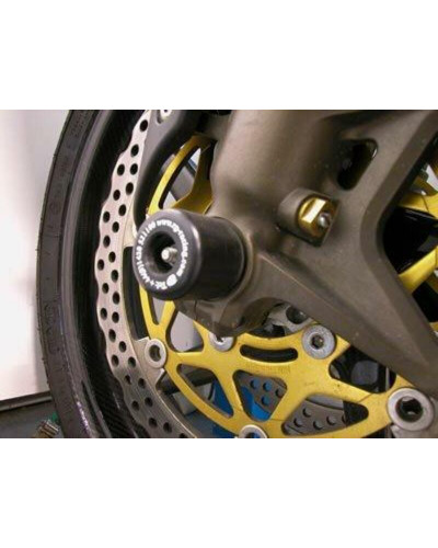 Tampon Protection Moto RG RACING Protection de fourche R&G RACING noir Kawasaki ZX10R