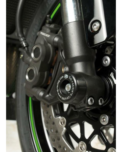 Tampon Protection Moto RG RACING Protection de fourche R&G RACING noir Kawasaki ZX10R