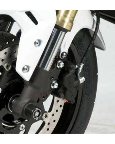 Tampon Protection Moto RG RACING Protection de fourche R&G RACING noir Suzuki GSR750