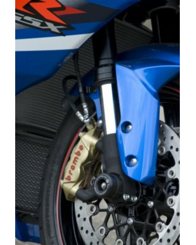 Tampon Protection Moto RG RACING Protection de fourche R&G RACING noir Suzuki GSX-R1000/R