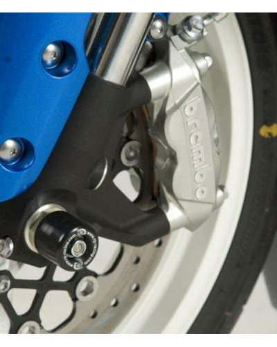 Tampon Protection Moto RG RACING Protection de fourche R&G RACING noir Suzuki GSX-R600/750