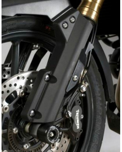 Tampon Protection Moto RG RACING Protection de fourche R&G RACING noir Triumph Tiger 1200