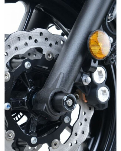 Tampon Protection Moto RG RACING Protection de fourche R&G RACING noir Yamaha XSR700