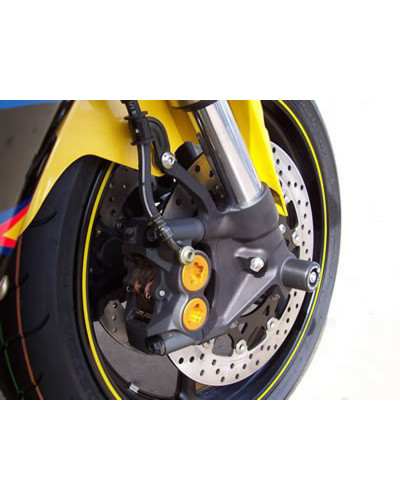 Tampon Protection Moto RG RACING Protection de fourche R&G RACING noir Yamaha YZF-R1/R6 / T-Max 530