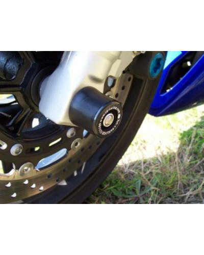 Tampon Protection Moto RG RACING Protection de fourche R&G RACING noir Yamaha YZF-R1