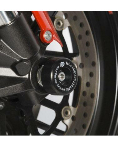 Tampon Protection Moto RG RACING Protection de fourche R&G RACING noir
