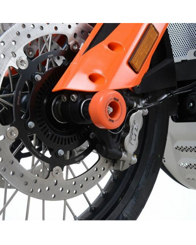 Tampon Protection Moto R&G RACING Protection de fourche R&G RACING orange KTM