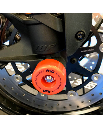 Tampon Protection Moto R&G RACING Protection de fourche R&G RACING orange KTM