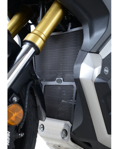 Protection Radiateur Moto RG RACING Protection de radiateur/collecteur R&G RACING noir Honda X-ADV