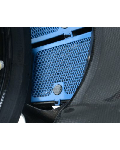 Protection Radiateur Moto RG RACING Protection de radiateur d'huile R&G RACING bleue BMW S1000RR