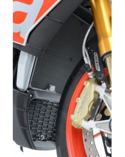 Protection Radiateur Moto RG RACING Protection de radiateur d'huile R&G RACING noir Aprilia RSV4RR