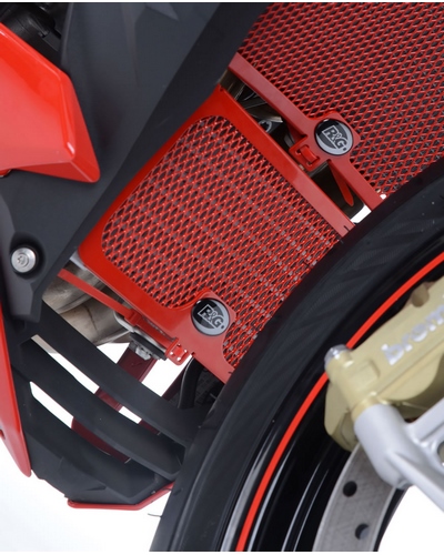 Protection Radiateur Moto RG RACING Protection de Radiateur d'huile R&G RACING rouge BMW S1000RR