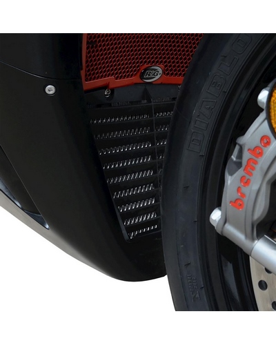 Protection Radiateur Moto R&G RACING Protection de radiateur d'huile R&G RACING titane Racing Honda CBR1000RR-R Fireblade
